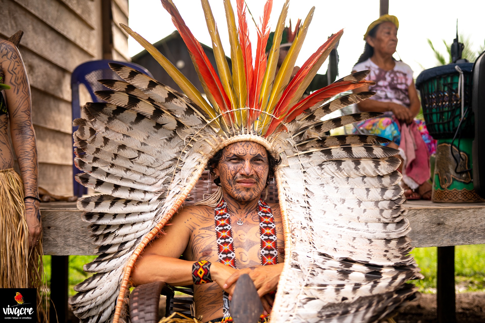 Vivacre retreat about page Yawanawa tribe shaman